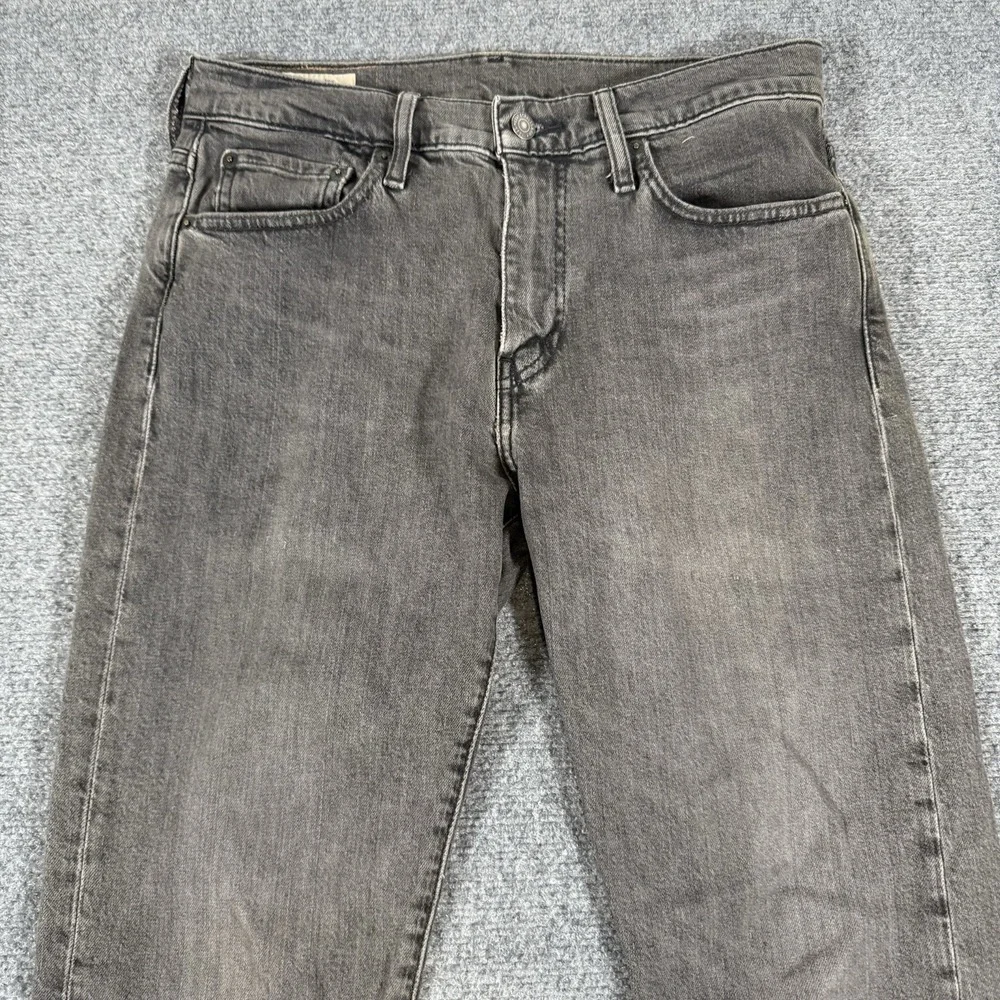 Levi's Jeans Mens 30x32 (Fits 28x31) Gray 502 Regular Taper Premium‎ Stretch